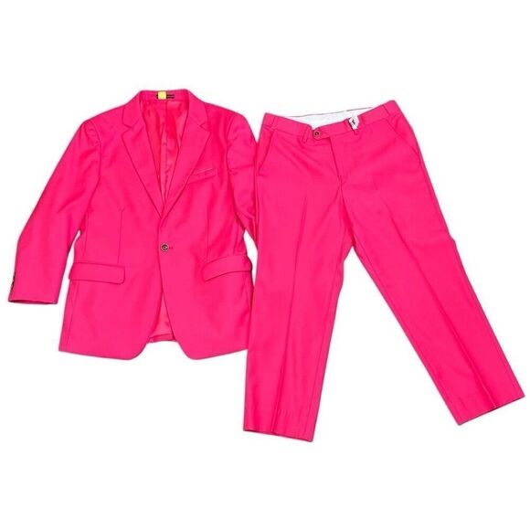 Men’s Formal Pink Suit Size XXS 32 - Picture 2 of 16